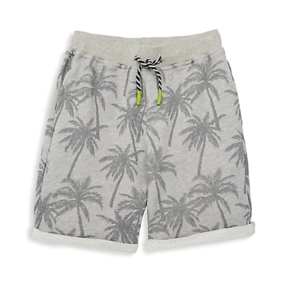 Andy & Evan Palm Tree Drawstring Shorts Size 7